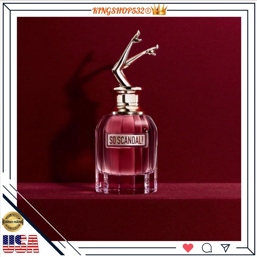 ★𝙆𝙄𝙉𝙂𝙎𝙃𝙊𝙋𝟓𝟑𝟐★ Nước Hoa So Scandal 90ml Tester mới