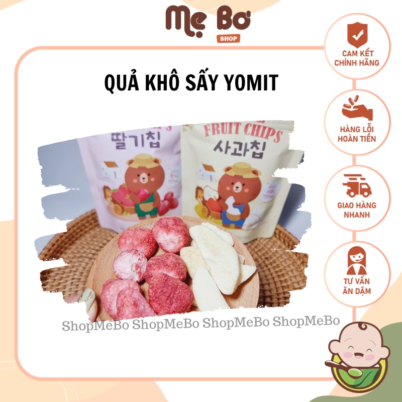 HOA QUẢ SẤY LẠNH YOMIT DỄ TAN TRONG MIỆNG