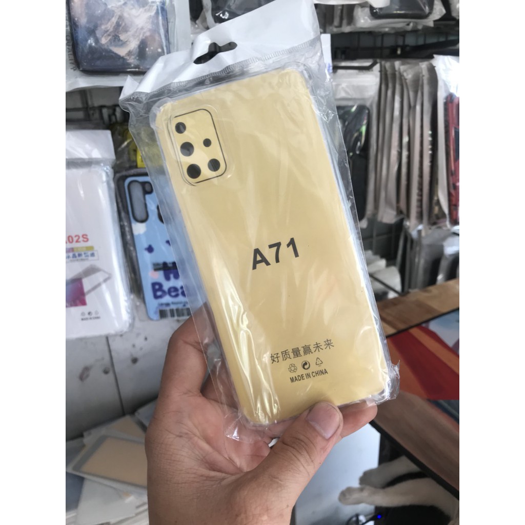 ốp lưng ss galaxy a71 trong suốt cao cấp.