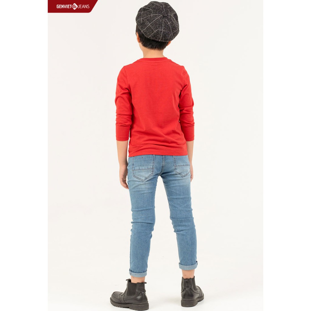 Quần dài jeans bé trai N1103J836 GENVIET KID