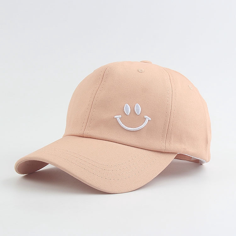 Mũ Lưỡi Trai LINJW Thêu Hình Mặt Cười Thời Trang 2020 Cho Nam Và Nữ