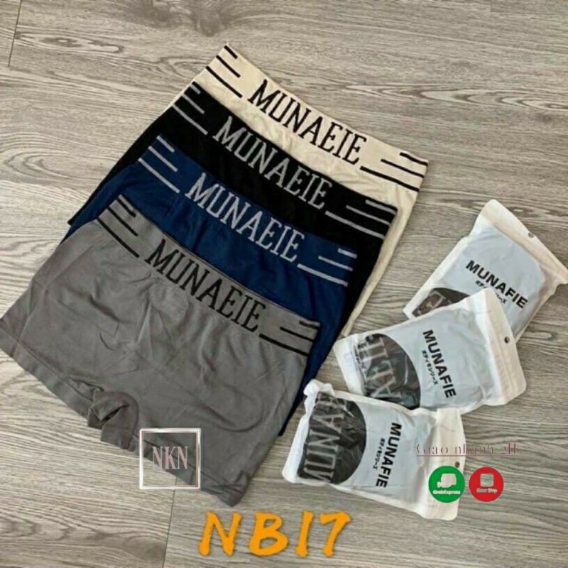 Quần sịp nam Munafie cotton CHUNCHUN, quần lót nam thấm hút mồ hôi.