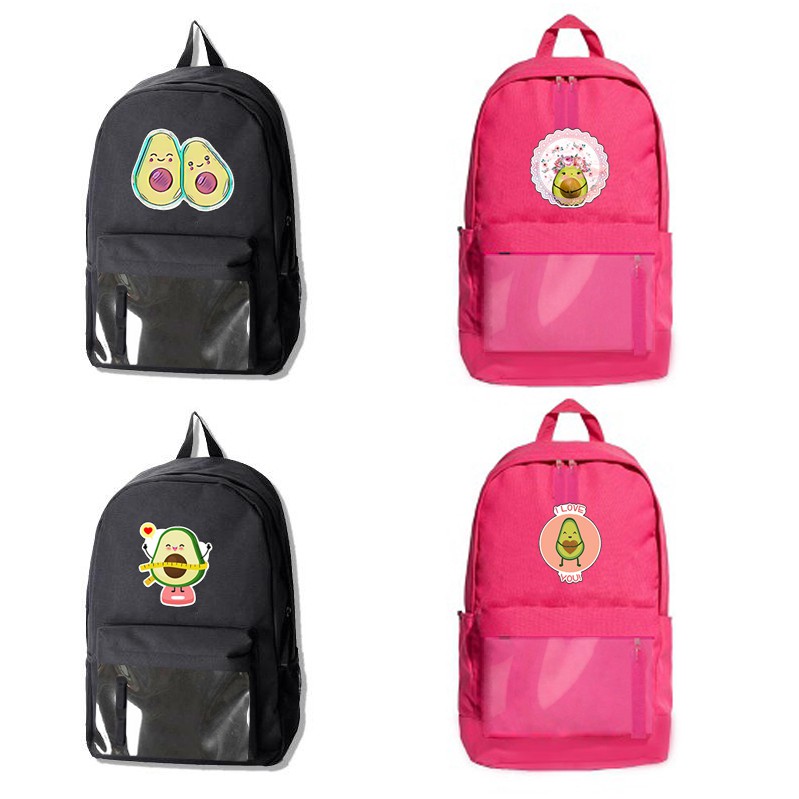 balo trong suốt quả bơ BLTS31 ita bag avocado balo dễ thương hot trend thần tượng hoạt hình idol