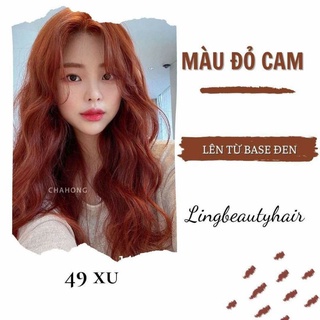 Combo Thuốc nhuộm tóc màu đỏ cam Hàn Quốc- lên màu chuẩn