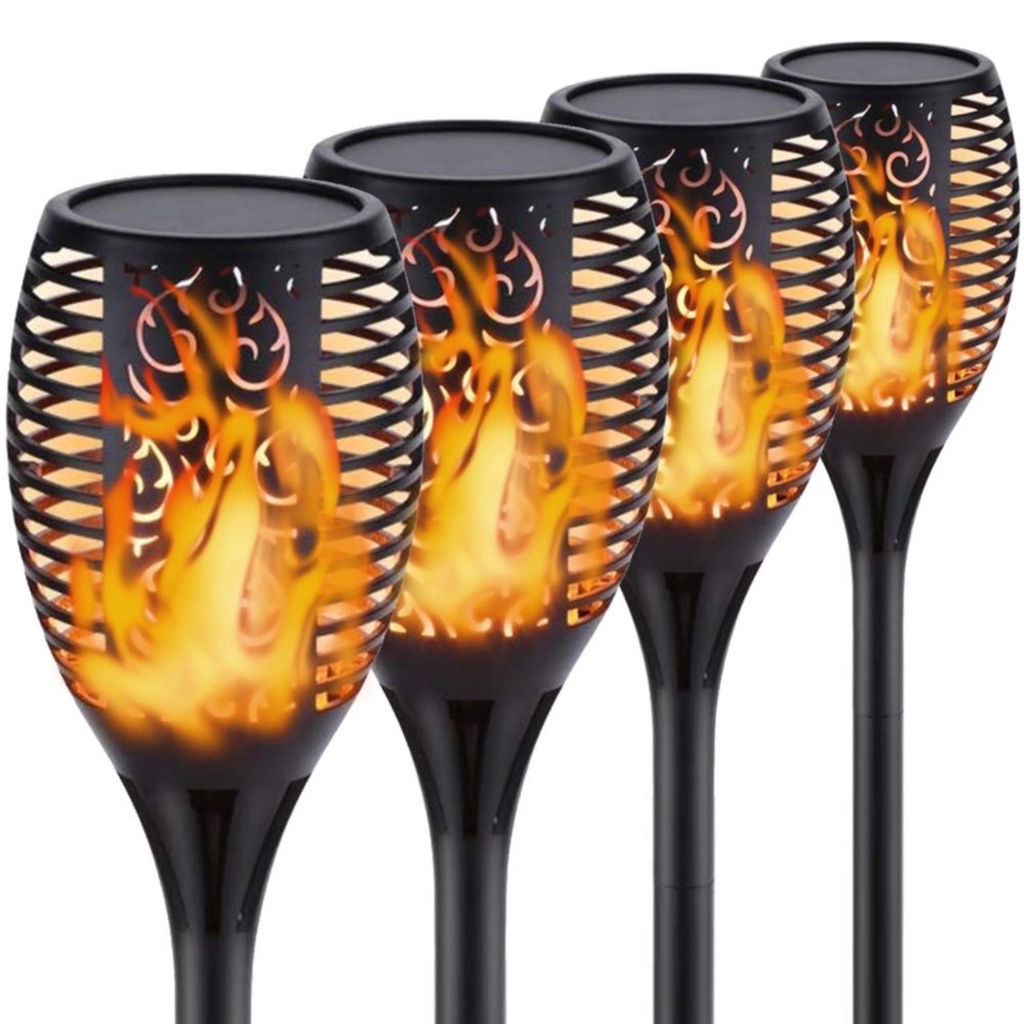 Đèn Năng Lượng Mặt Trời  Sân Vườn Ngọn Đuốc 12 Led shopnhatphong