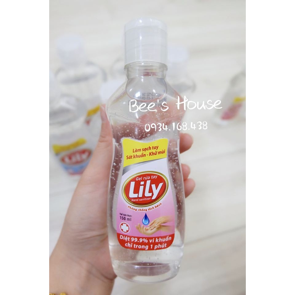 Gel rửa tay khô diệt khuẩn Lily
