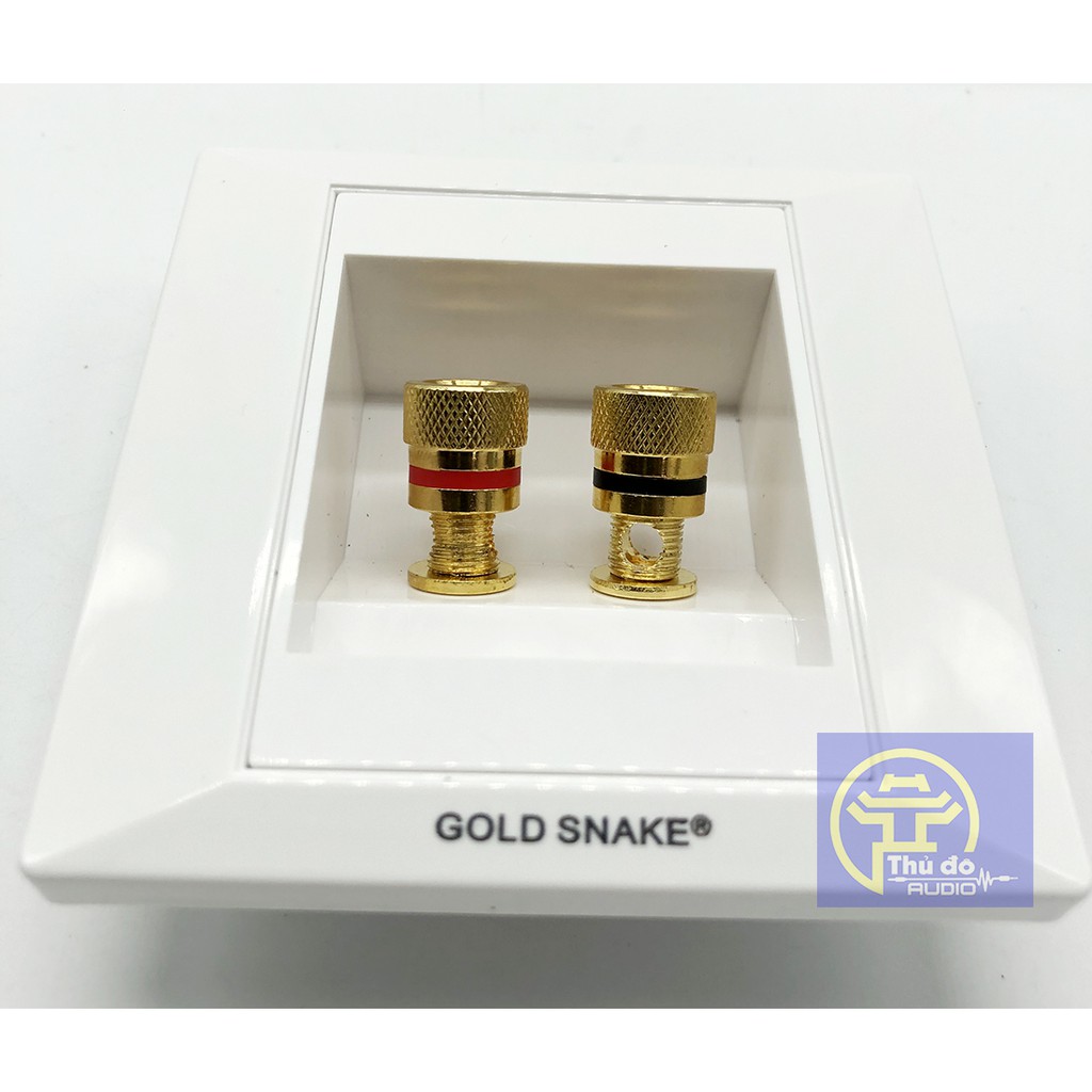 01 cái hậu loa 2 cọc Gold Snake cao cấp - Cọc loa đôi Gold Snake - Trạm loa, máng loa
