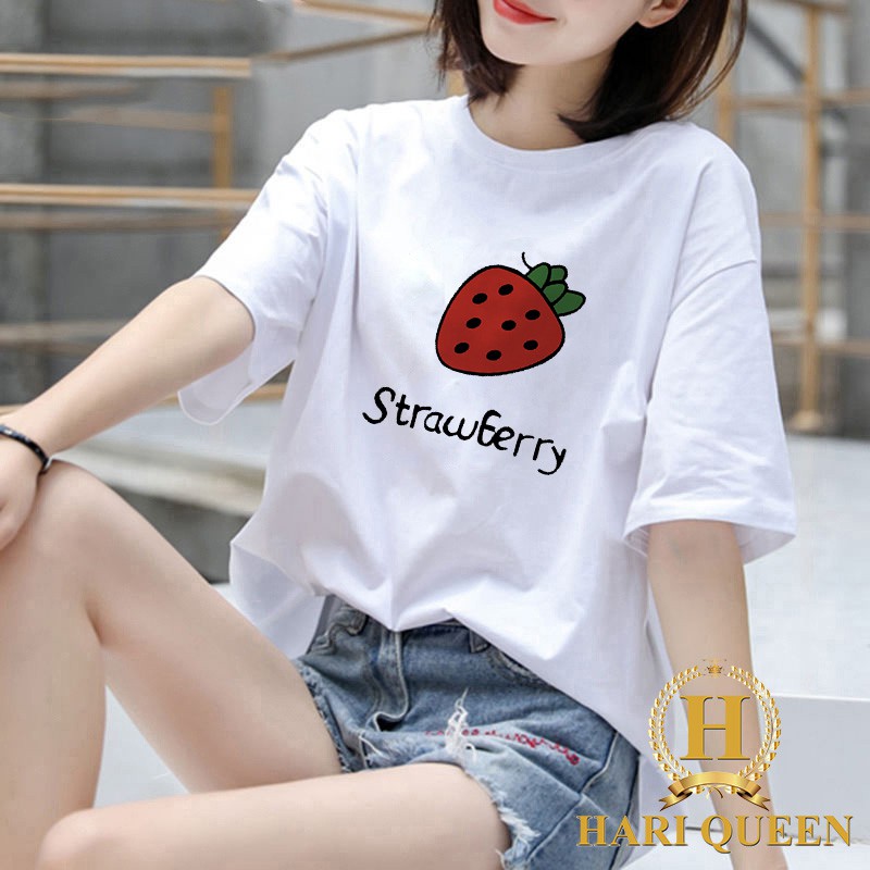 Áo phông quả dâu tây Straw HARI0520