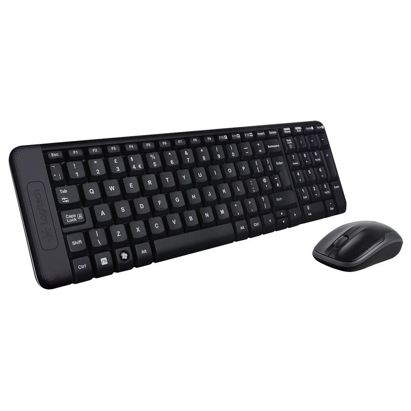 Bộ Bàn Phím Và Chuột Không Dây Logitech MK220 - Hàng Chính Hãng