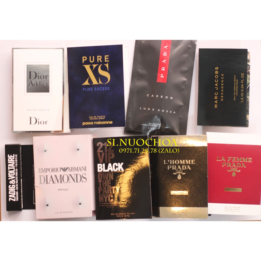 Nước hoa Vial 1-2ml