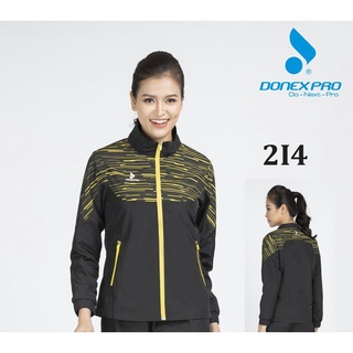 Áo Khoác Thể Thao Nữ DONEXPRO Form Regular, Màu Sắc In Chuyển Nhiệt Bền Màu, Chất Gió Lót Lưới ADE-142