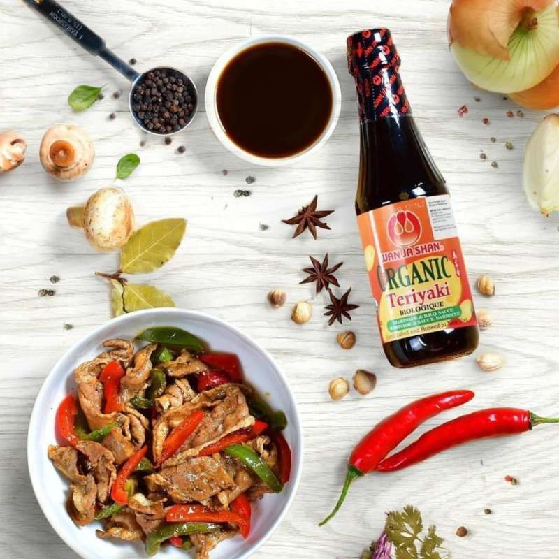 Nước Sốt Teriyaki Hữu Cơ Wan Ja Shan Organic Teriyaki Sauce 300ml