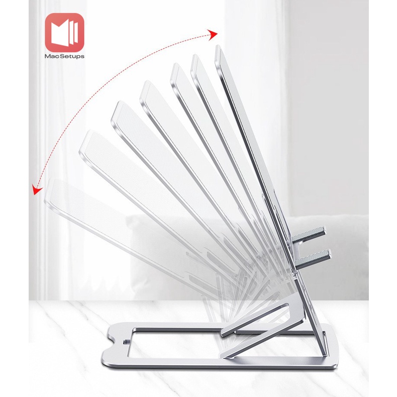 GIÁ ĐỠ IPAD / IPHONE NHÔM NGUYÊN KHỐI SLENDER THIẾT KẾ MỎNG , LINH HOẠT NHIỀU GÓC NHÌN