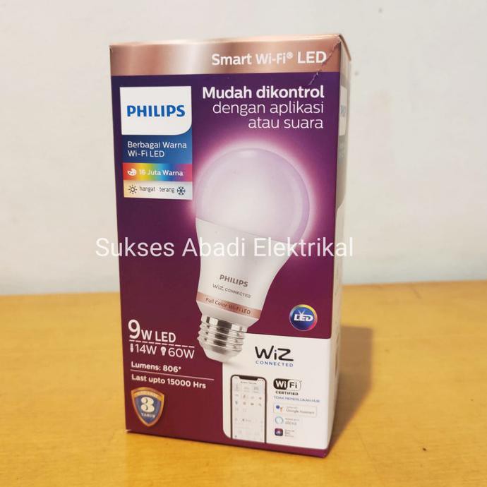 Đèn Led Philips 9w Đổi Màu Thông Minh Kết Nối Wifi