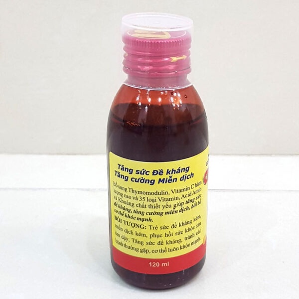 Cee Thymo, hàng chính hãng giúp bổ sung các Acid Amine (Lysin, Taurin) và các Vitamin (chai 120ml)