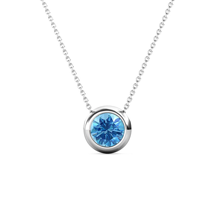 VÒNG CỔ SWAROVSKI 925 STERLING SILVER WITH 18K WHITE GOLD PLATED DSS045