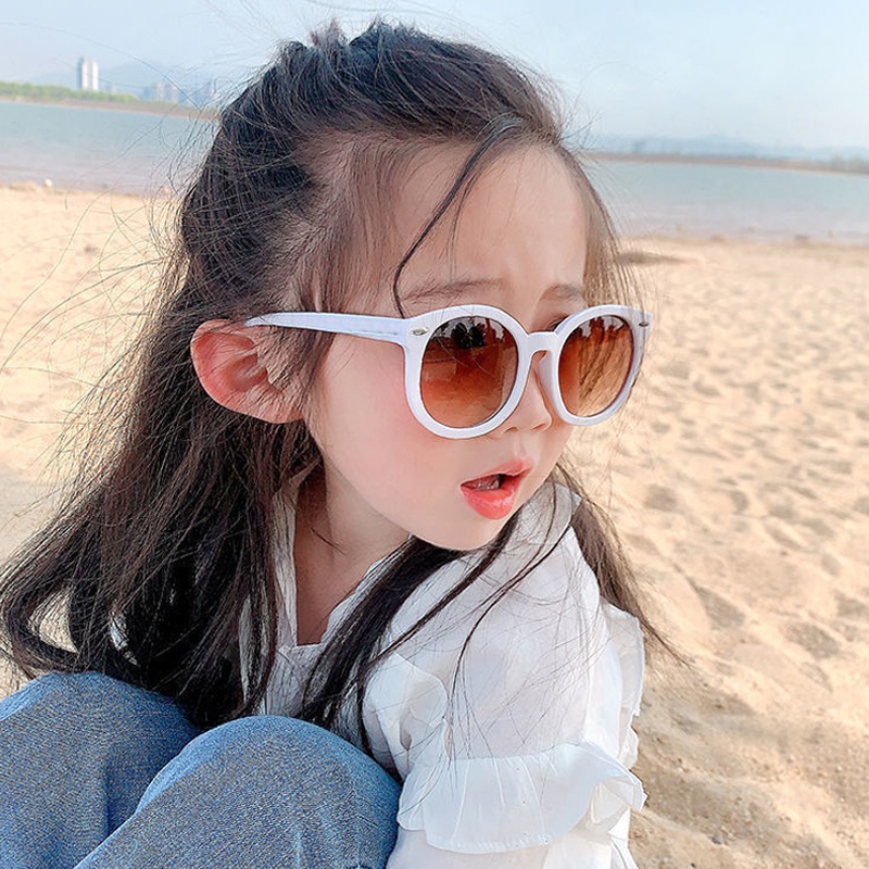 Kính Chống Nắng Tia UV Họa Tiết Hoạt Hình Xinh Xắn Dành Cho Bé