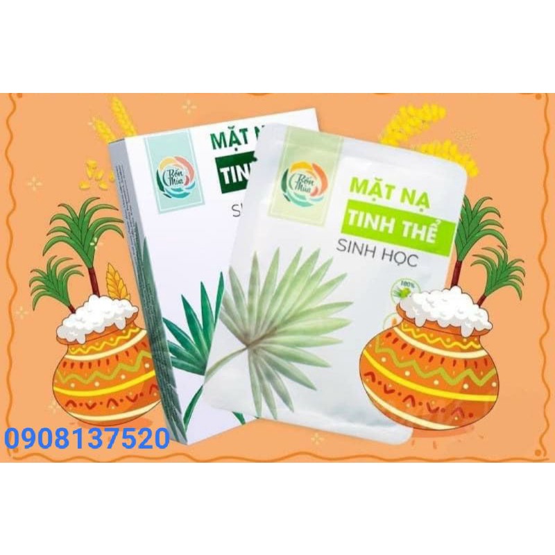 [Hộp 5 Cái]Mặt Nạ Dừa Tinh Thể Sinh Học Bốn Mùa