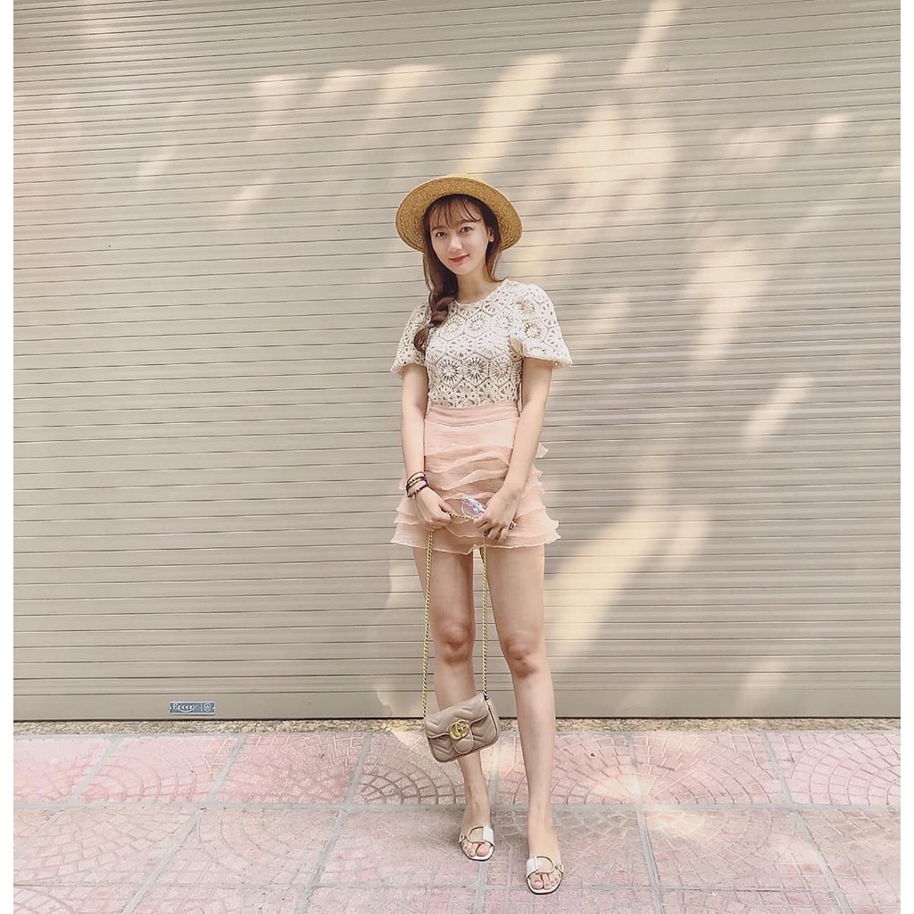 Túi Đeo Chéo GC Hot Hit Hai Màu Đen Be Size 18-22