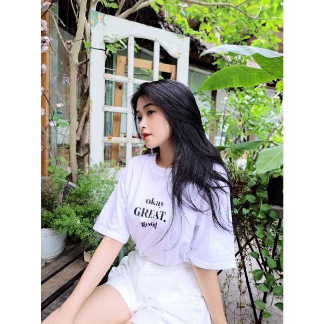 Áo thun form rộng in chữ thời trang GAGO