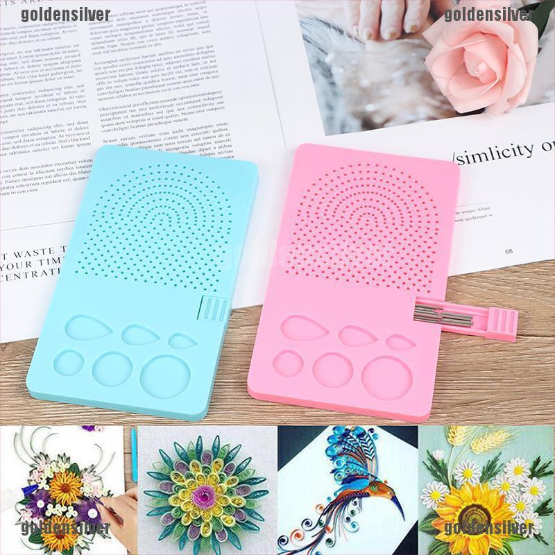 Tấm Kim Gấp Gọn Làm Giấy Thủ Công Kèm 20 Kim Quấn