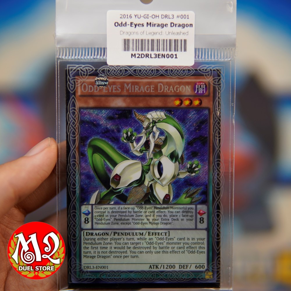 Thẻ bài Yugioh Odd-Eyes Mirage Dragon - Secret Rare - Bảo quản M2SCCQ-LITE