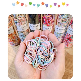 Dây Thun Xoắn Buộc Tóc Màu Pastel
