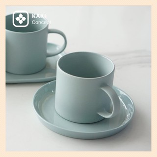 Đĩa cafe 14cm - Đĩa sứ KAKI Concept