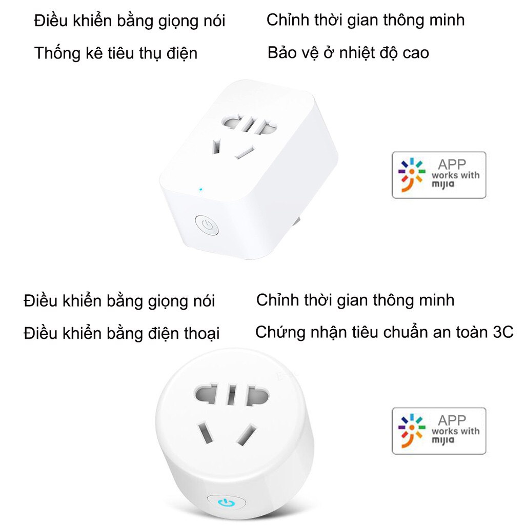 (*)GIAO HỎA TỐC Ổ ĐIỆN THÔNG MINH Wifi Xiaomi/Gosund CP1- Fullbox- BH 1 tháng