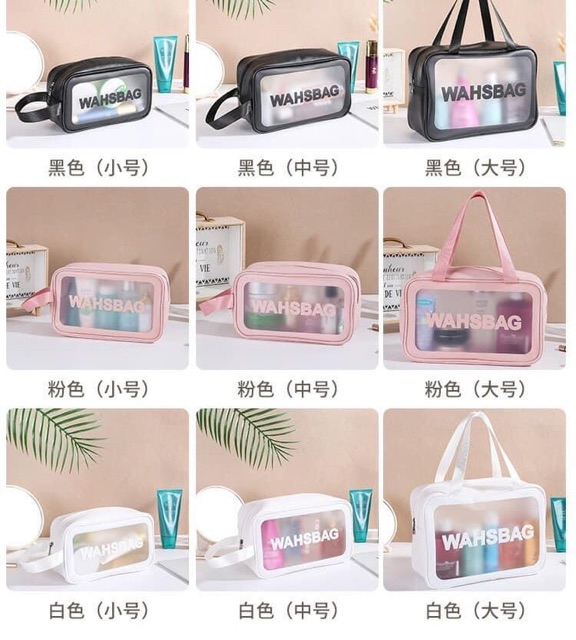 SET 3 TÚI ĐỰNG MỸ PHẨM WASHBAG