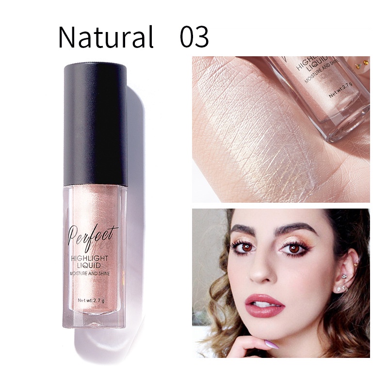 Nhũ bắt sáng Pffee 3.5g quyến rũ với 3 màu tùy chọn