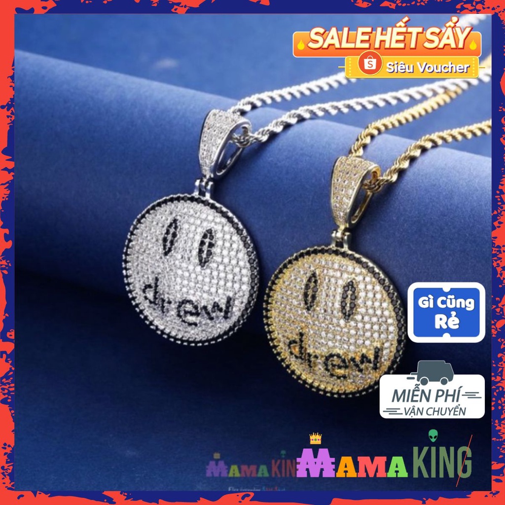 [HÀNG ĐÁ CAO CẤP -FULLBOX - TẶNG KÈM QUÀ + TẶNG DÂY ĐEO] MẶT DREW HOUSE ĐÁ CZ by MAMA KING