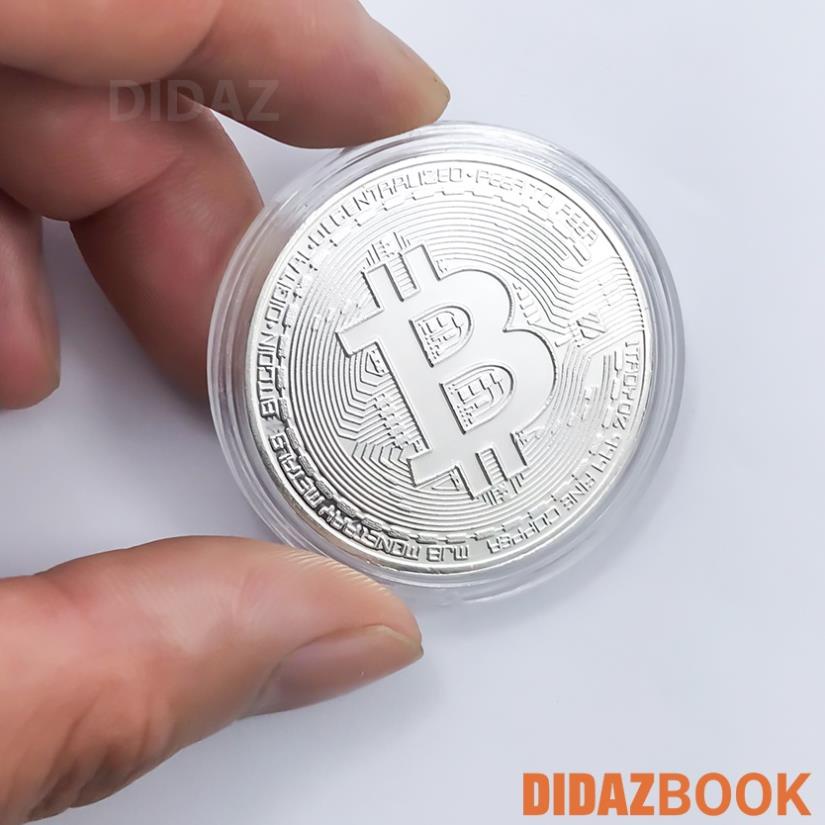 COMBO 4 Đồng Xu Bitcoin, Ethereum ETH, Dogecoin Doge, XRP Ripple mạ vàng đồ lưu niệm, sưu tầm