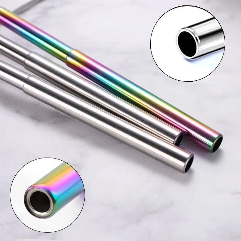 [Hàng Mới] Ống hút bỏ túi Inox du lịch, gọn nhẹ, tiện lợi, bảo vệ môi trường - Shop Tiện Ích Vượt Trội