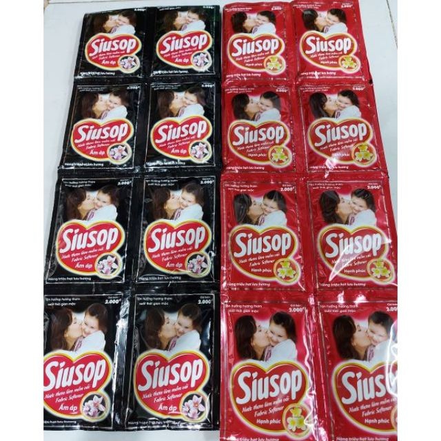 Sỉ 1 thùng nước xả Siusop 160gói - gói 42g