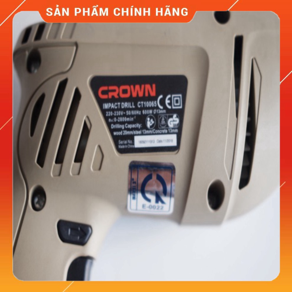 CT10065 Máy khoan động lực 13mm Crown .