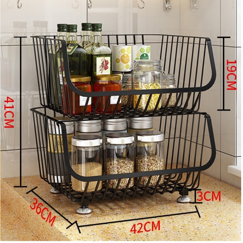 Kệ sắt đựng hoa quả bằng sắt màu trắng, xe đẩy nhiều 2,3,4 tầng nhà bếp, phòng ngủ, đồ dùng cá nhân | BigBuy360 - bigbuy360.vn