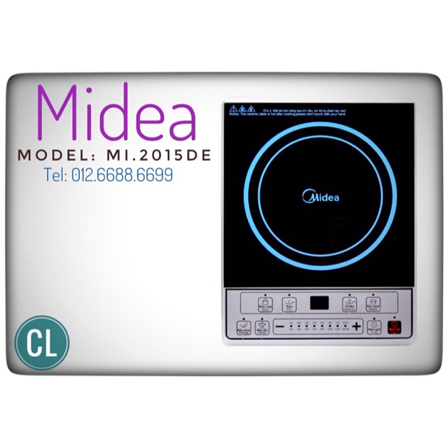 Hàng chính hãng - Bếp từ Midea MIB2015DE