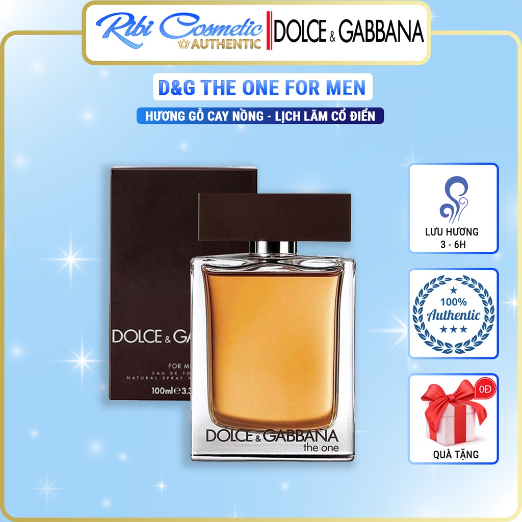 Nước hoa Nam D&G The One For Him Gã đàn ông Lịch lãm Góc Cạnh đầy Mê Hoặc | BigBuy360 - bigbuy360.vn