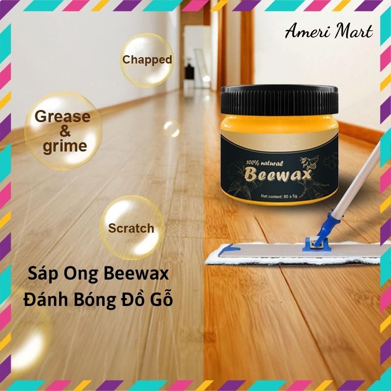 Sáp Ong Beewax Đánh Bóng Đồ Gỗ, Sáp Tự Nhiên Làm Bóng Bàn Ghế, Sàn, Tủ Gỗ