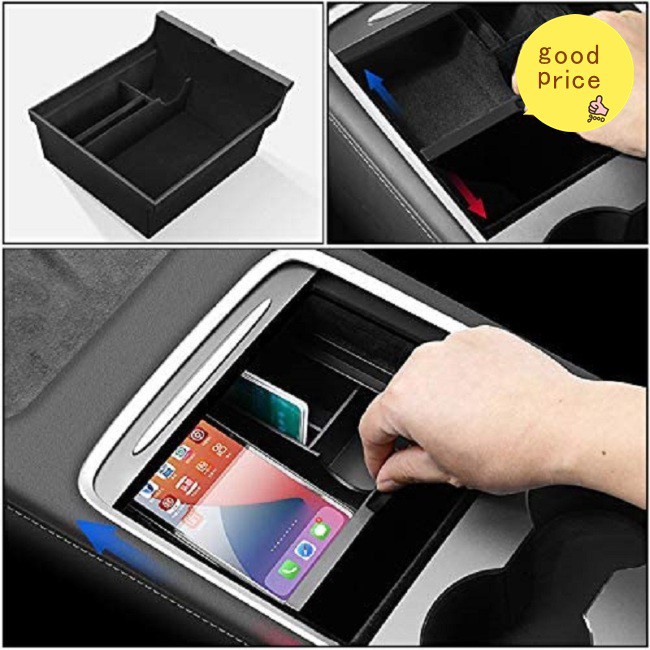 Central Control Storage Box For Tesla Model 2021 Storage Accessories Case 3/y