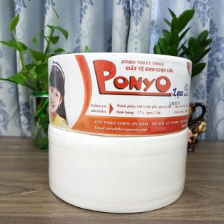Giấy vệ sinh cuộn lớn Ponyo 700g