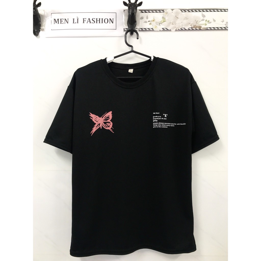 Áo Thun Unisex Nam Nữ Form Rộng Tay Lỡ BƯỚM THE THIRD