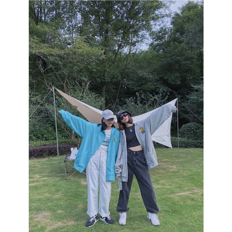 Áo khoác nỉ dài tay UNDER nam nữ [FREESHIP] ♥ Jacket in hình mặt cười thu đông form rộng unisex ♥ | BigBuy360 - bigbuy360.vn