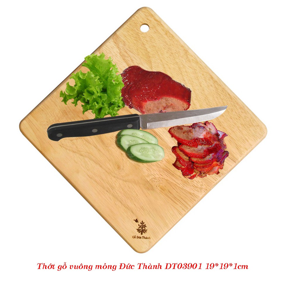 Thớt Gỗ Đức Thành Cao Su Tự Nhiên [Nhiều Size] | BigBuy360 - bigbuy360.vn