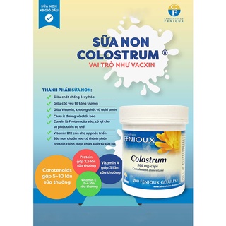 Sữa non (75/70g dạng bột) tăng sức đề kháng chống còi xương cho bé từ sơ sinh, mẹ bầu Ternicol Colostrum, Pháp/Thụy Điển