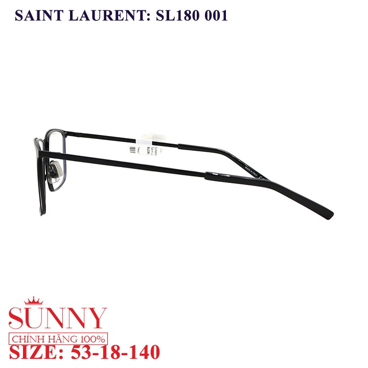 Gọng kính Saint Laurent SL180 001 chính hãng, bảo hành toàn quốc