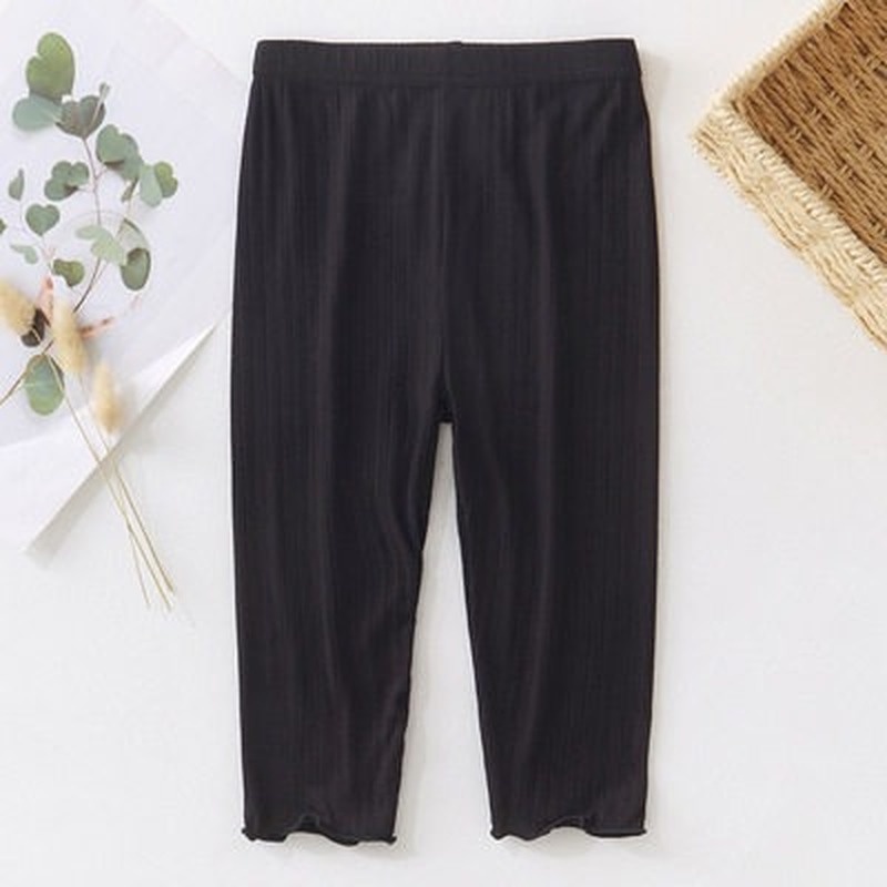Quần Legging Ngắn 7 Tấc Thoáng Khí Thoải Mái Thời Trang Mùa Hè Cho Bé Gái 2-9 Tuổi