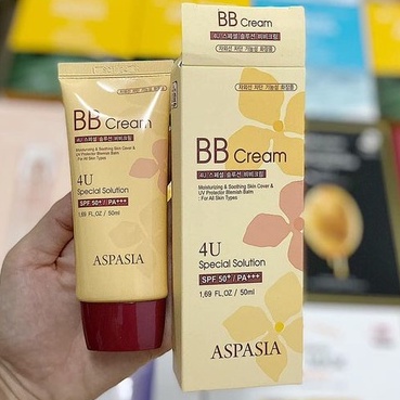Kem nền Aspasia 4U Special BB Solution Cream SPF50 Pa+++