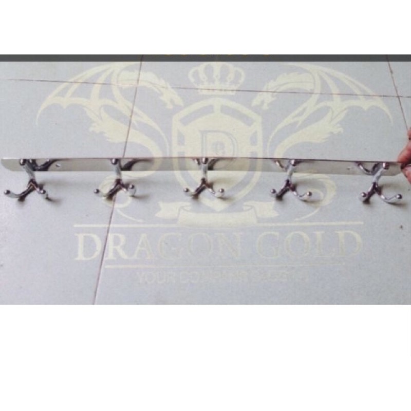 Mắc quần áo cao cấp inox 5 mấu choé đôi vinahasa